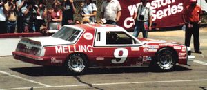 Bill Elliott at the 1983 Van Scoy 500