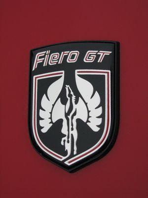 1985 Pontiac Fiero GT Badge