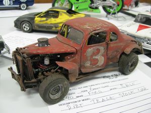 1940 Ford Dirt Track Racer Scale Model