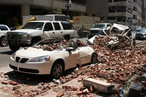 Pontiac G6 Crushed by Hurricane Katrina