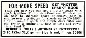George R. Willy's Automotive Enterprises Advertisement