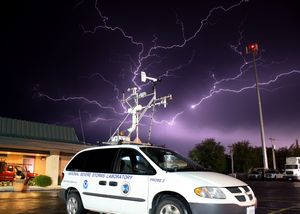 National Severe Storms Lab Probe minivan