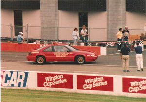 Pontiac Grand Prix Pace Car at the 1989 Champion Spark Plug 400