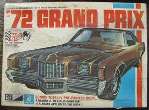 MPC '72 Pontiac Grand Prix Model Kit Box
