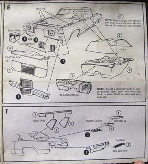 MPC '72 Pontiac Grand Prix Model Kit Instructions