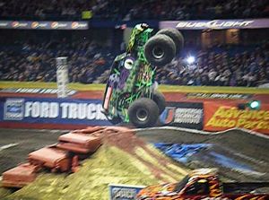 Grave Digger at Monster Jam February 2010 in Rosemont