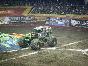 Grave Digger at Monster Jam February 2010 in Rosemont