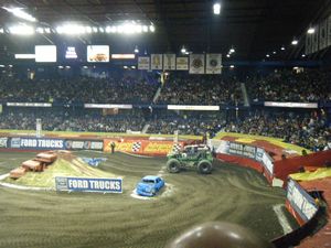 Grave Digger at Monster Jam February 2010 in Rosemont