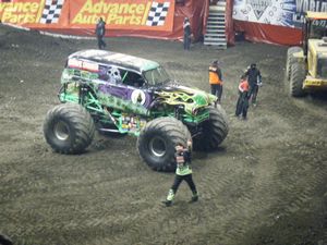 Grave Digger at Monster Jam February 2010 in Rosemont