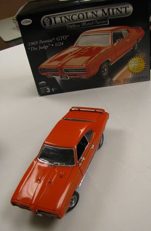 1969 Pontiac GTO Judge Testors Model
