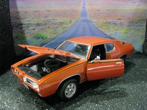 1969 Pontiac GTO Judge Model Car