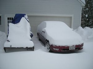 Snow-Covered Cars