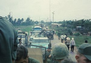 Roadside scene in Vietnam