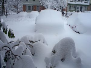 Maryland, Gaithersburg - Snowmageddon