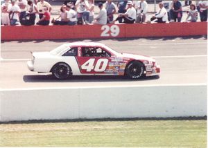 1988 Ben Hess Car at the 1988 Champion Spark Plug 400
