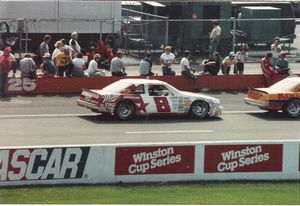 1987 Bobby Hillin, Jr. Car at the 1987 Champion Spark Plug 400