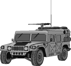 HMMWV Humvee Clipart