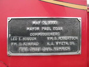 1958 Howe Fire Truck