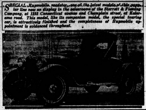 1923 Hupmobile Roadster