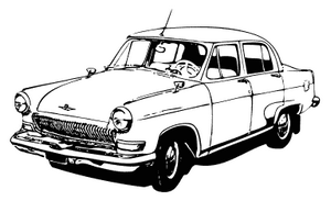 Old Car Cartoon Clip Art
