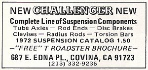 Challenger Suspension Advertisement