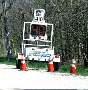 Hawthorn Woods Police Department Radar Trailer