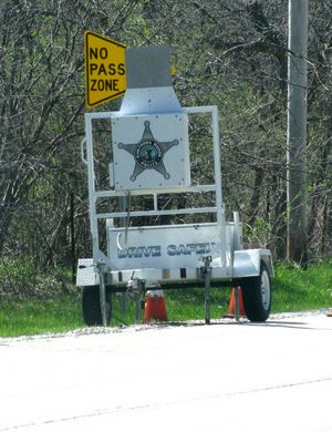 Hawthorn Woods Police Department Radar Trailer