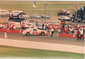 1989 Dale Jarrett Car at the 1989 Champion Spark Plug 400
