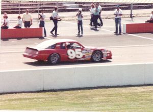 1988 Slick Johnson Car at the 1988 Champion Spark Plug 400