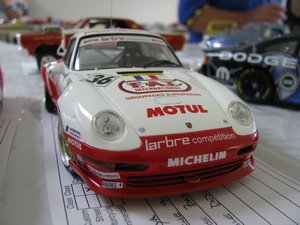 Larbre Competition Porsche 911 RSR GT1 1995 24 Hours of Le Mans Model Car