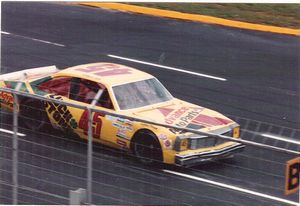 1986 Charlie Luck Car at the 1986 Nationwise 150