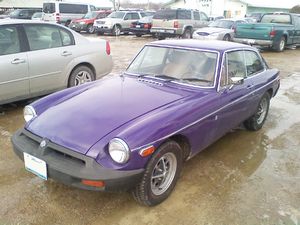 Purple MGB GT