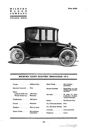 Milburn Light Electric Brougham 27-L
