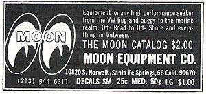 Moon Equipment Co. Advertisement