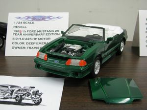 1989½ Ford Mustang 25 Year Anniversary Edition Model Car