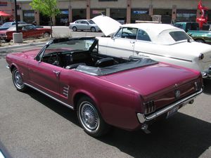 1966 Ford Mustang in Pink