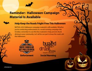 Halloween 2012 Campaign Material Announcement