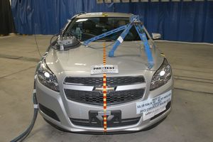 2013 Chevrolet Malibu ECO 1SA - Pre-Test Frontal View of Test Vehicle