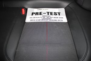 2013 Chevrolet Malibu ECO 1SA - Pre-Test Overhead View of Rear Passenger Seat Pan Prior to Dummy Positioning