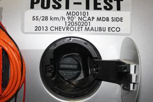 2013 Chevrolet Malibu ECO 1SA - Post-Test View of Fuel Filler Cap or Fuel Filler Neck