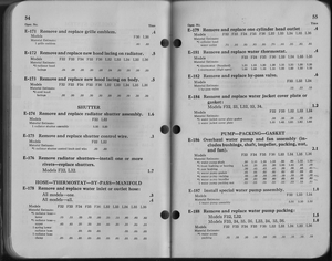 Oldsmobile Flat Rate Manual 1936