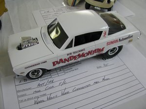 1966 Plymouth Barracuda Pandemonium Model Car