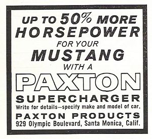 Paxton Automotive Advertisement