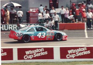 1988 Richard Petty Pontiac at the 1988 Champion Spark Plug 400
