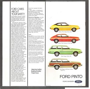 1973 Ford Pinto Brochure