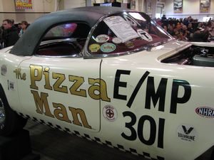 The Pizza Man 1954 Chevrolet Corvette Drag Car