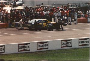 Richard Childress Racing Pit Stop at the 1987 Champion Spark Plug 400