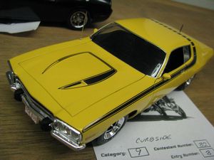 1973 Plymouth Road Runner Model Car