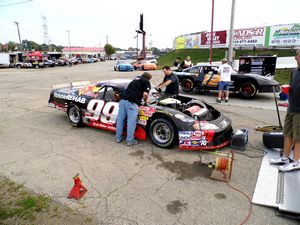 Jerry Gille at Rockford Speedway