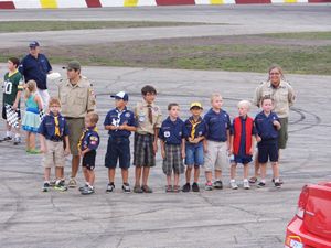 Cub Scout Pack 367 at Rockford Speedway